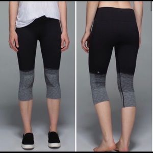 Lululemon Seamlessly Stree Crop leggings 6